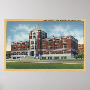 Billings, Montana - Eastern Montana State Poster
