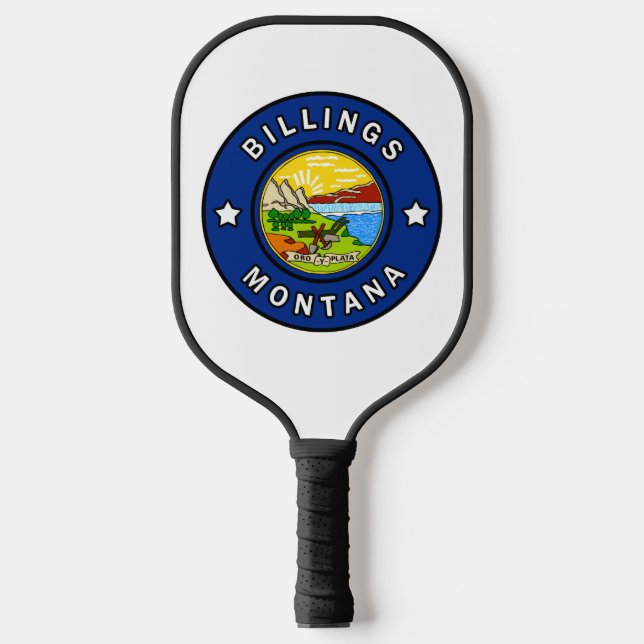 Billings Montana Pickleball Paddle (Front)