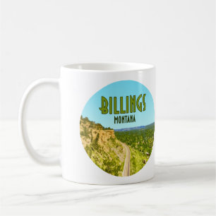 Billings Montana Rim Rocks Vintage Coffee Mug