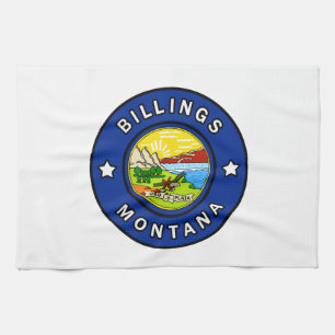 Billings Montana Tea Towel