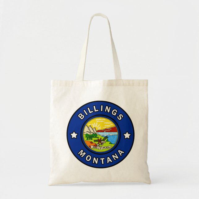Billings Montana Tote Bag (Front)