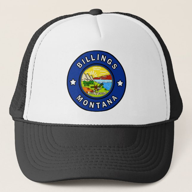 Billings Montana Trucker Hat (Front)