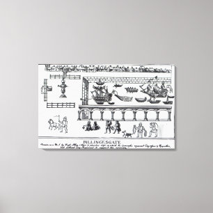 Billingsgate Market Canvas Print