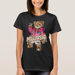 BILLIONAIRE Streetwear   Pink Bomber Graffiti Tedd T-Shirt