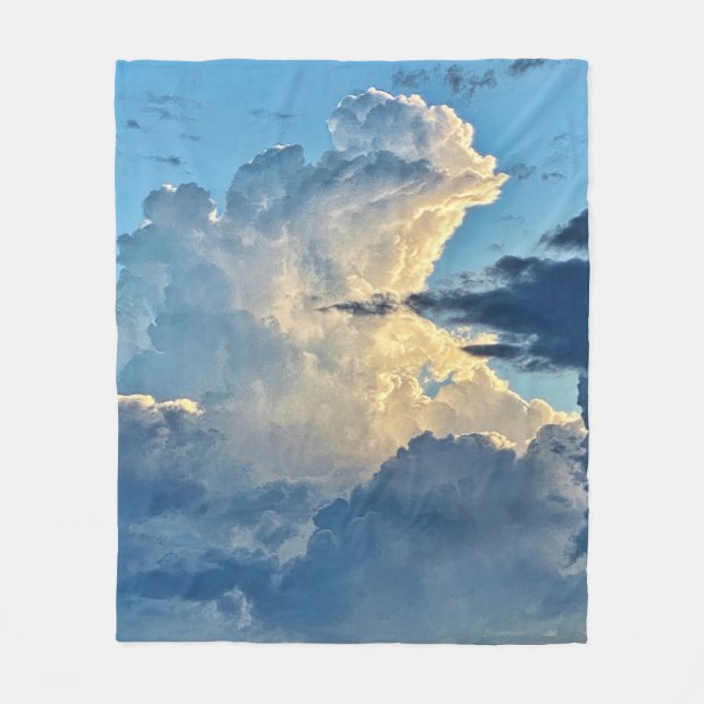 BILLOWING CLOUDS FLEECE BLANKET (Front)