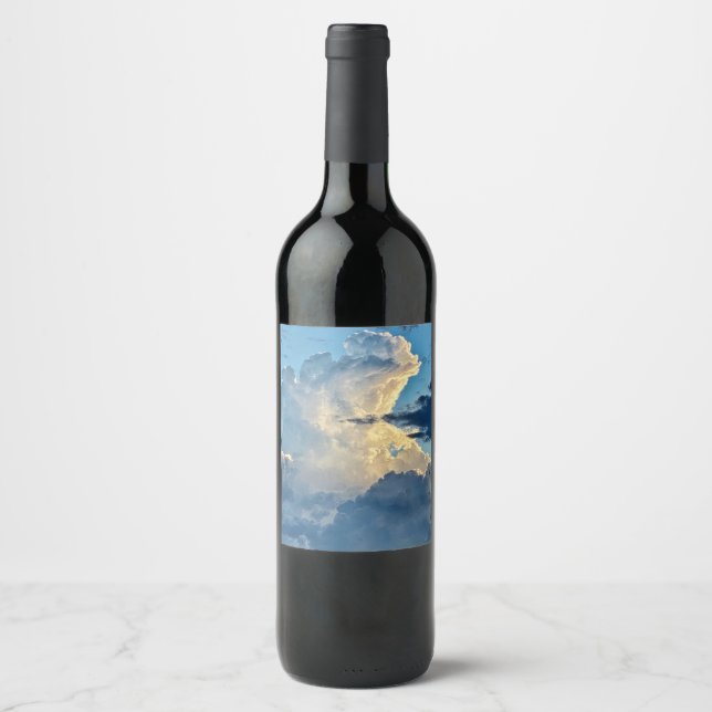 BILLOWING CLOUDS WINE LABEL (Front)