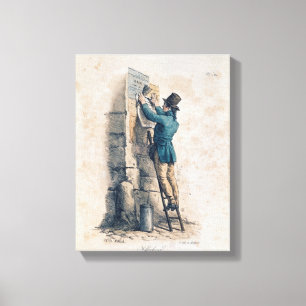 Billposter Canvas Print