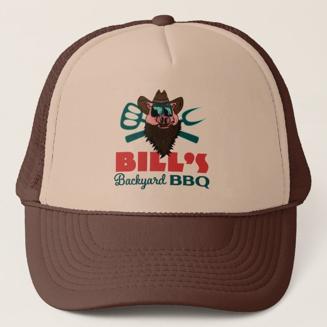 Bill's Backyard BBQ - Trucker Cap (Front)