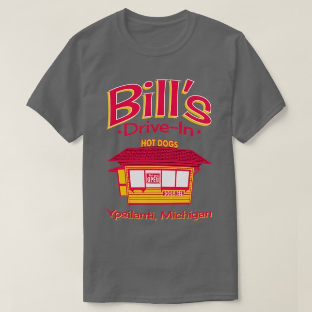 Bills DriveIn Hot Dog Stand  T-Shirt (Design Front)