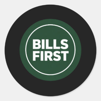 Bills First Round Sticker