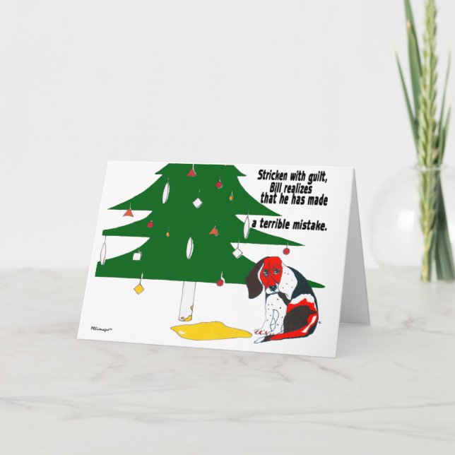 Bill's Holiday Blunder Card (Front)