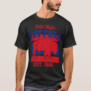 Bills Mafia Buffalo Est 1960 Football T-Shirt