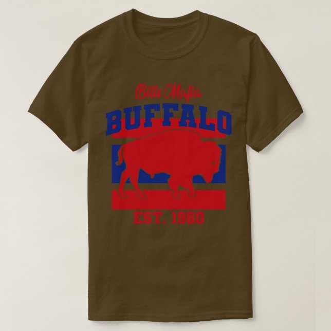 Bills Mafia Buffalo Est 1960 T-Shirt (Design Front)
