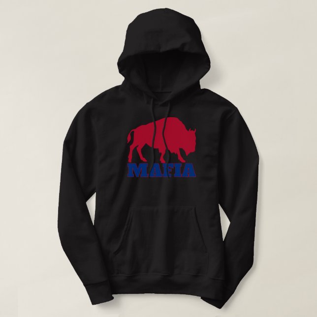 Bills Mafia Great Gift Buffalo Football Sports Bul Hoodie (Design Front)