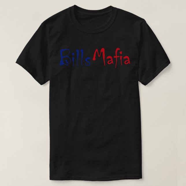 Bills Mafia Movement Typography T-Shirt (Design Front)