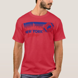 Bills Mafia New York Skyline  Vintage Style T-Shirt