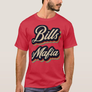 Bills Mafia Retro Vintage Typography T-Shirt