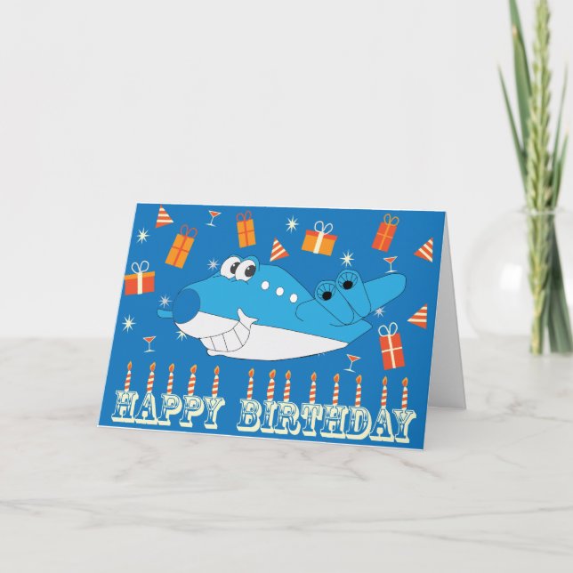 Billy Blue Birthday Card (Front)