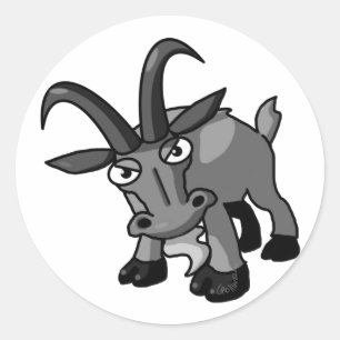 Billy Goat Classic Round Sticker