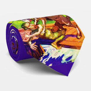 billy goat gruff and troll tie