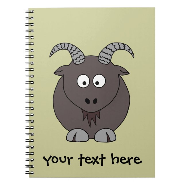 Billy Goat Spiral Notebook (Front)