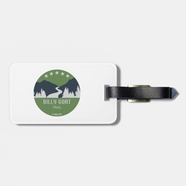 Billy Goat Trail Maryland Luggage Tag (Back Horizontal)