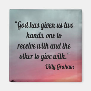 Billy Graham Quote Magnet