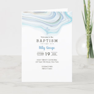 Billy Greek Orthodox Church Baptism Program Programme