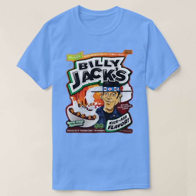 Billy Jacks Cereal T-Shirt (Design Front)