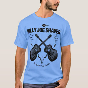 Billy Joe Shaver Acoustic Guitar Vintage Logo T-Shirt