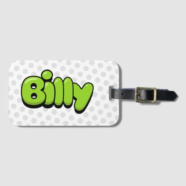 Billy Luggage Tag (Front Horizontal)