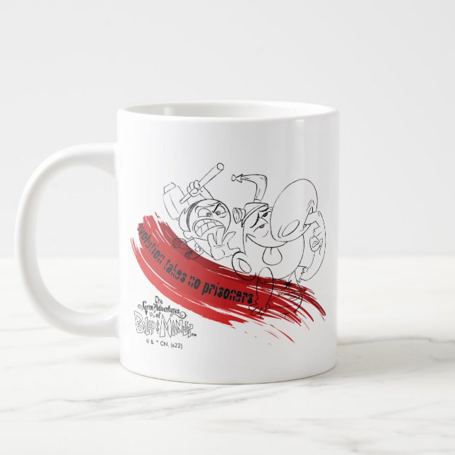 Billy & Mandy - Evolution Takes No Prisoners Large Coffee Mug (Left)