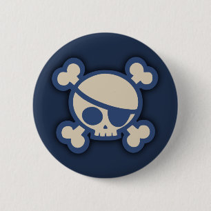 Billy Roger -Blue 6 Cm Round Badge
