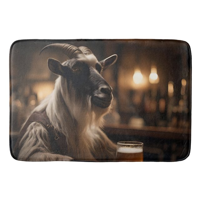 Billy the Kid: A Goat Walks into a Bar, Bath Mat (Front)