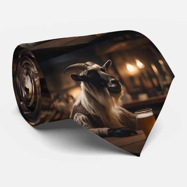 Billy the Kid: A Goat Walks into a Bar, Tie (Rolled)