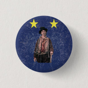Billy the Kid American Gunfighter Outlaw Old West 3 Cm Round Badge