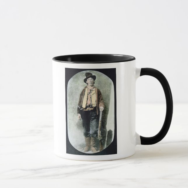 Billy the Kid (coloured engraving) Mug (Right)