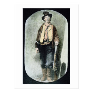 Billy the Kid (coloured engraving) Postcard