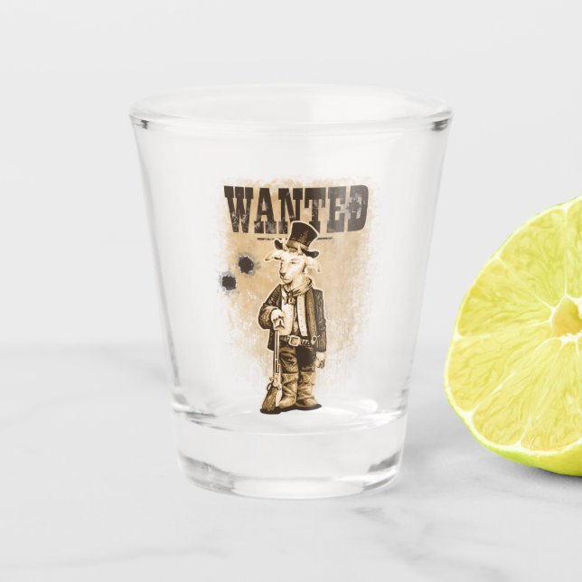 Billy the Kid Shot Glass (Front)