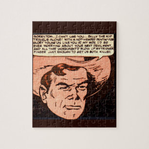 Billy the Kid travels alone Jigsaw Puzzle