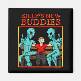 Billy's New Buddies Vintage Alien Shirt - Retro Al Magnet