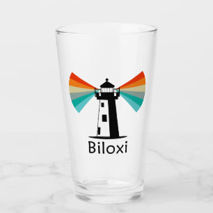 Biloxi Mississippi Lighthouse Rainbow Glass