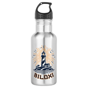 Biloxi Mississippi Lighthouse Sunrise 532 Ml Water Bottle