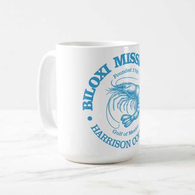Biloxi (shrimp) coffee mug (Front Left)