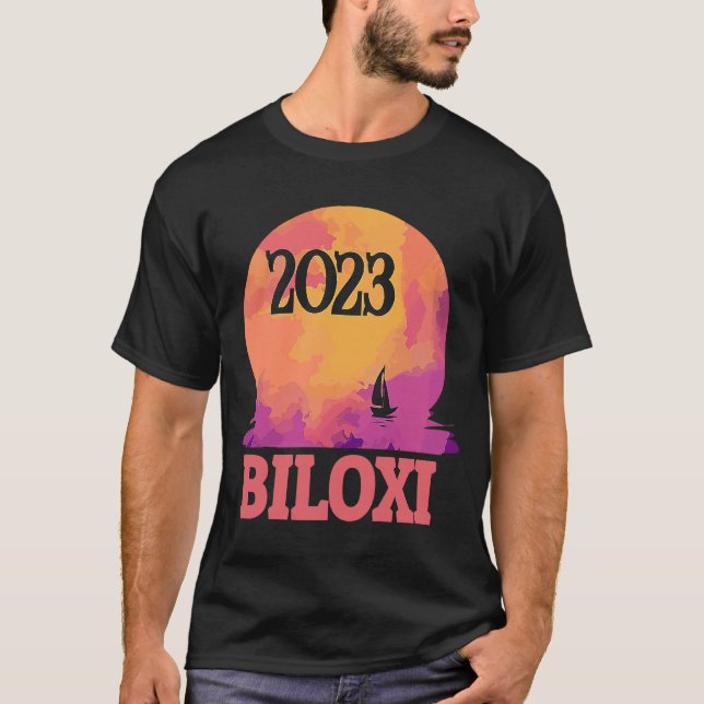 Biloxi Vacation  2023 Family Trip Souvenir T-Shirt (Front)