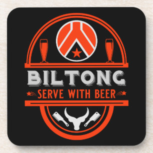 Biltong And Beer Coaster