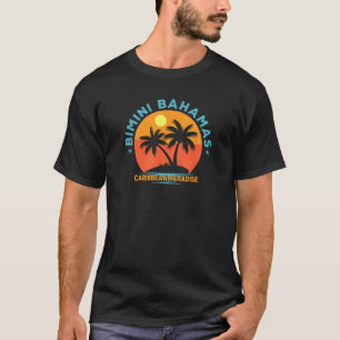 Bimini Beach Bahamas Vacation Caribbean Tropical S T-Shirt