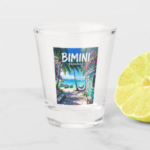 Bimini Islands Bahamas Shot Glass