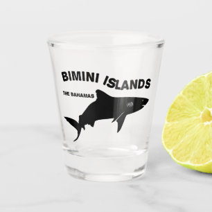 Bimini Islands Scuba Diving With Sharks - Bahamas Shot Glass