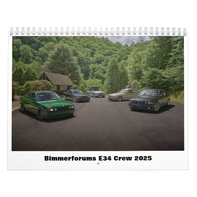Bimmerforums E34 Crew 2025 Calendar  (Cover)